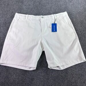 Puma Dealer Golf Shorts Mens 40 White UPF 50+ Moisture Wicking NWT New